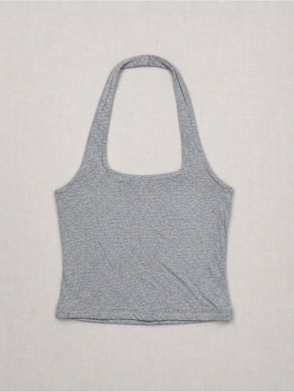 Ambiance Light Gray Halter Top